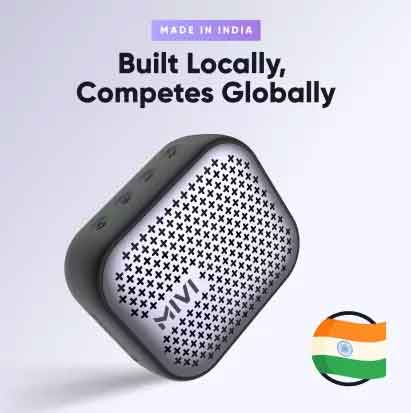 mivi ultra portable bluetooth speaker made in India