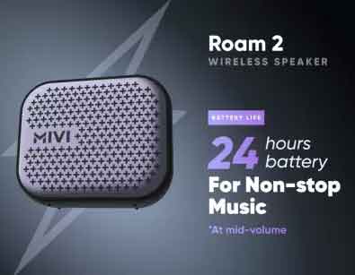 24 hours battery life from mivi roam 2