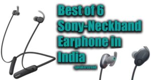 best sony neckband earphone in India