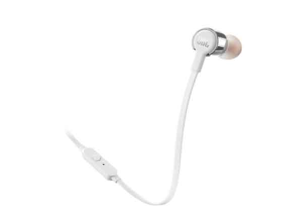 white JBL headphones with mic under 