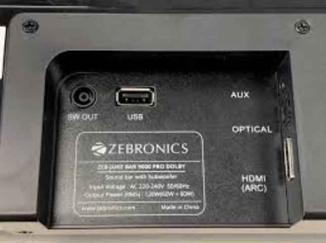 How to Connect Zebronics Soundbar (Aux cable)?