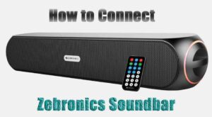 how to connect Zebronics Soundbar