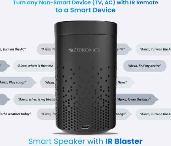 Zebronics Zeb smart bot home speaker with voice assistant