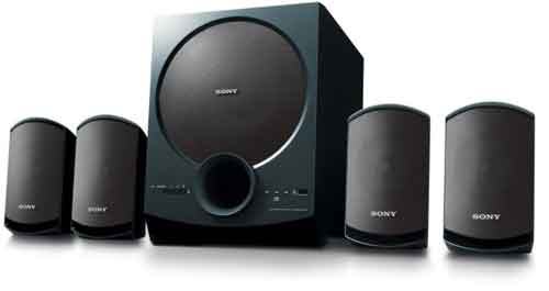 8.Sony SA-D40 4.1 Channel Speaker System