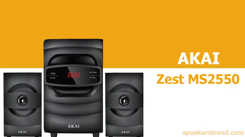 akai zest ms2550 home theater multimedia speakers