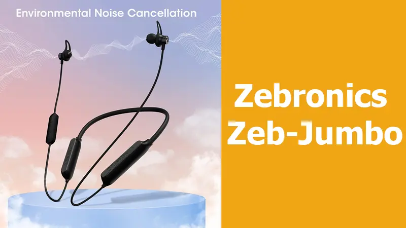 zebronics jumbo wireless neckband