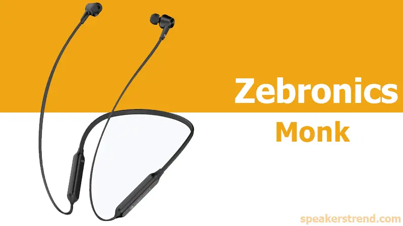 zebronics monk neckband with active noise cancellation