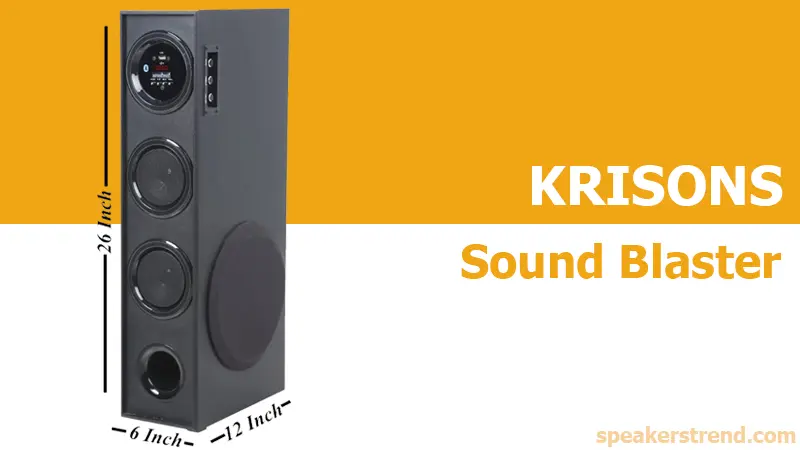 krisons sound blaster tower speaker
