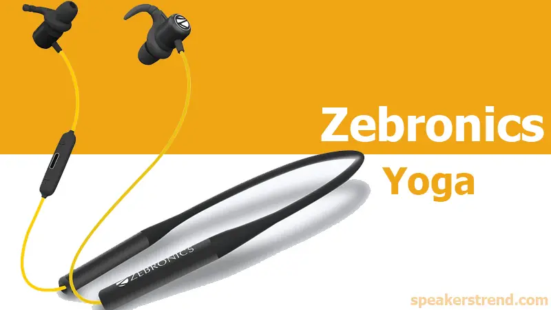 zebronics yoga wireless bluetooth neckband earphone